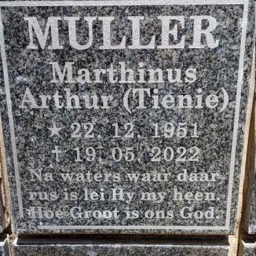 MULLER Marthinus Arthur 1951-2022