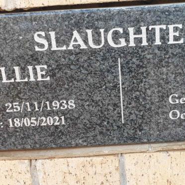 SLAUGHTER Willie 1938-2021 &amp; Elize 1940-2017