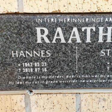 RAATH Hannes 1943-2018 &amp; Stoffies