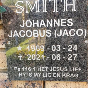 SMITH Johannes Jacobus 1969-2021