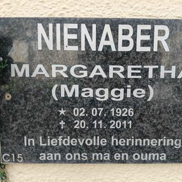 NIENABER Margaretha 1926-2011