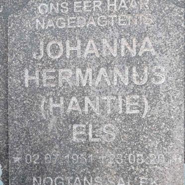 ELS Johanna Hermanus 1951-2018