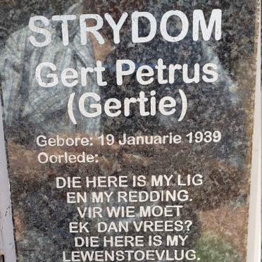 STRYDOM Gert Petrus 1939-
