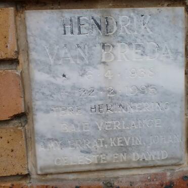 BREDA Hendrik, van 1938-1995