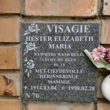 VISAGIE Hester Elizabeth Maria 1914-1998