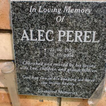 PEREL Alec 1920-2004