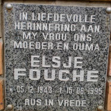 FOUCHE Elsje 1943-1995