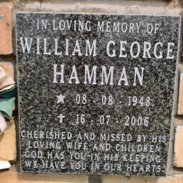 HAMMAN William George 1948-2006