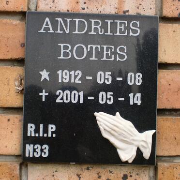 BOTES Andries 1912-2001