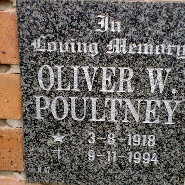 POULTNEY Oliver W. 1918-1994