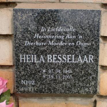 BESSELAAR Heila 1945-2003