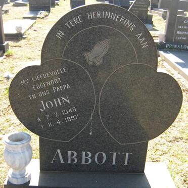 ABBOTT John 1949-1987