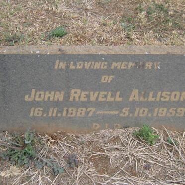 ALLISON John Revell 1887-1959