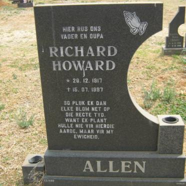 ALLEN Richard Howard 1917-1997
