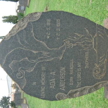 ANDERSON Ada A. nee RANDALL 1891-1965