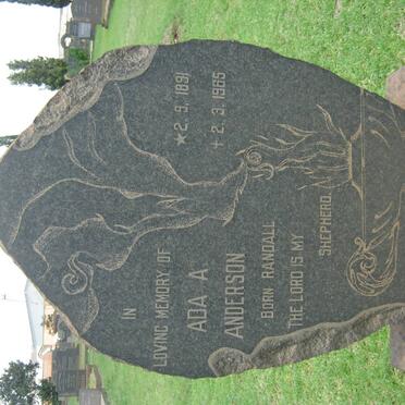 ANDERSON Ada A. nee RANDALL 1891-1965