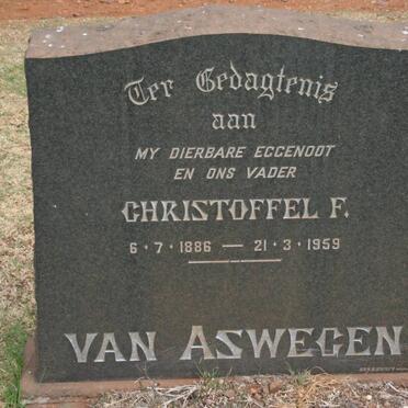 ASWEGEN Christoffel F., van 1886-1959