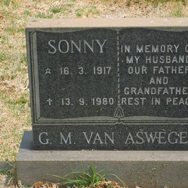 ASWEGEN G.M., van 1917-1980