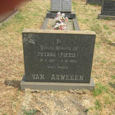 ASWEGEN Petrus, van 1917-1979