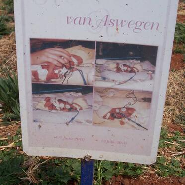 ASWEGEN Machdarie, van 2010-2010