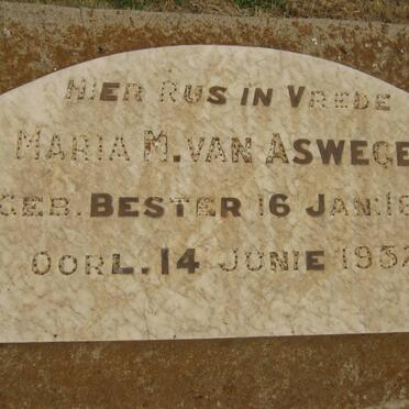 ASWEGEN Maria M., van nee BESTER 1867-1932