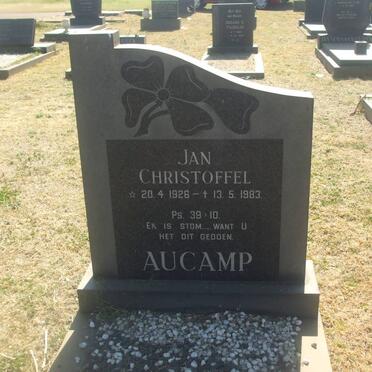AUCAMP Jan Christoffel 1926-1983