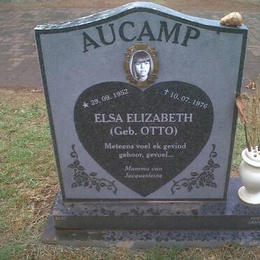 AUCAMP Elsa Elizabeth nee OTTO 1952-1976