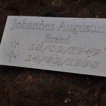 BREED Johannes Augustinus 1949-1998