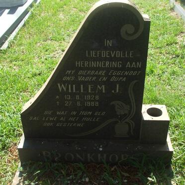 BRONKHORST Willem J. 1928-1988