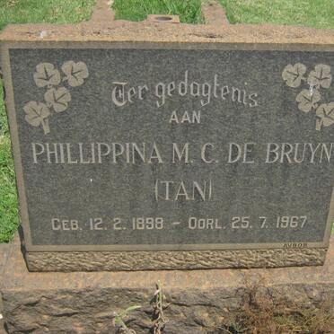 BRUYN Phillippina M.C., de 1898-1967