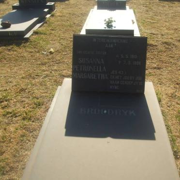 BROODRYK Susanna Petronella Margaretha 1910-1986