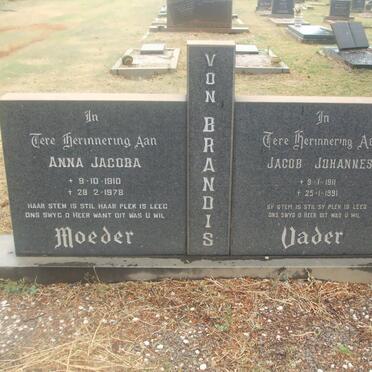 BRANDIS Jacob Johannes, von 1911-1991 &amp; Anna Jacoba 1910-1978