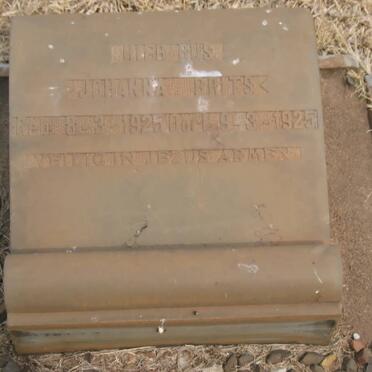 BRITS Johanna 1925-1925