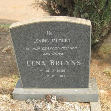 BRUYNS Lena 1900-1984