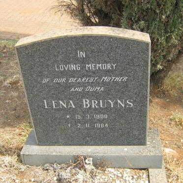 BRUYNS Lena 1900-1984