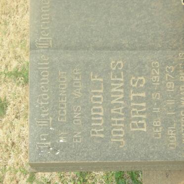 BRITS Rudolf Johannes 1923-1973