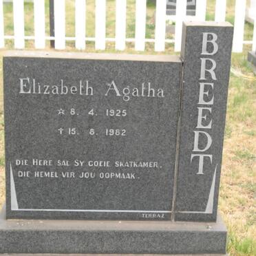 BREEDT Elizabeth Agatha 1925-1982