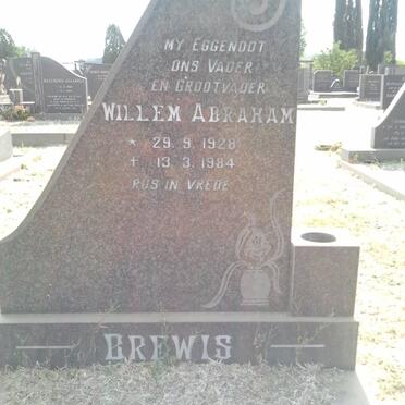 BREWIS Willem Abraham 1928-1984