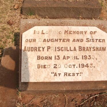 BRAYSHAW Audrey Priscilla 1930-1943