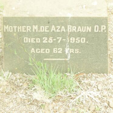 BRAUN M. De Aza -1950