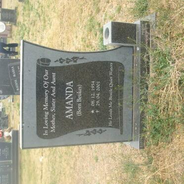 BRUMMER Amanda nee BEUKES 1954-2001