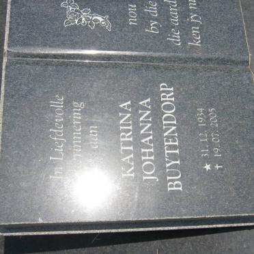 BUYTENDORP Katrina Johanna 1934-2005