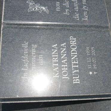 BUYTENDORP Katrina Johanna 1934-2005