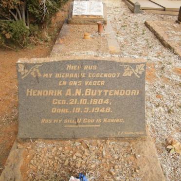 BUYTENDORP Hendrik A.N. 1904-1948
