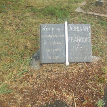 BURGER Adriaan Francois 1921-1978