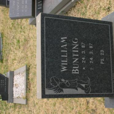 BUNTING William 1987-1987