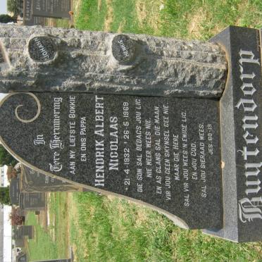 BUYTENDORP Hendrik Albert Nicolaas 1932-1969