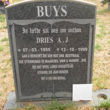 BUYS Dries A.J. 1955-1999