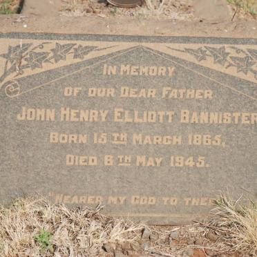 BANNISTER John Henry Elliott 1865-1945