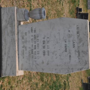 BADENHORST Daniel Johannes 1961-1991
